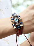 Bohemian Mystical Eye Beaded Bracelet Bracelet coofandy