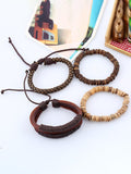 Vintage Beaded DIY Stack Bracelet Bracelet coofandy