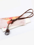 Punk Alloy Leather Pendant Necklace Necklace coofandy