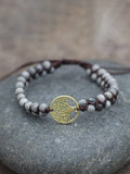 Tree of Life Pendant Woven Bracelet Accessories coofandy PAT11 One Size