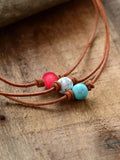 Bohemian Natural Stone Necklace Necklace coofandy