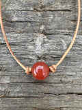 Bohemian Natural Stone Necklace Necklace coofandy Cornelian One Size