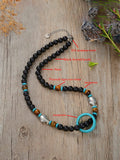 Mystic Ring Beaded Necklace Necklace coofandy