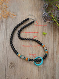 Mystic Ring Beaded Necklace Necklace coofandy