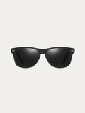 Trendy Square Polarized Sunglasses Accessories coofandy Black/Grey One Size