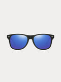 Trendy Square Polarized Sunglasses Accessories coofandy Black/Blue One Size