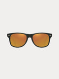Trendy Square Polarized Sunglasses Accessories coofandy Black/Orange One Size