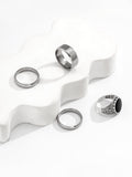 Simple 4Pcs Stacking Rings Set Accessories coofandy