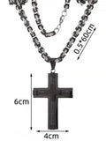 Gothic Alloy Cross Pendant Necklace Necklace coofandy