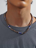 Bohemian Coconut Beaded Necklace Necklace coofandy