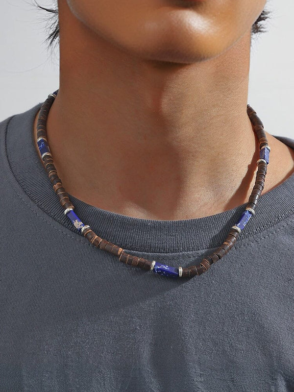 Bohemian Coconut Beaded Necklace Necklace coofandy