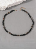 Bohemian Coconut Beaded Necklace Necklace coofandy PAT5 One Size