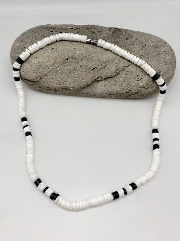 Bohemian Seashell Beaded Necklace Necklace coofandy White One Size