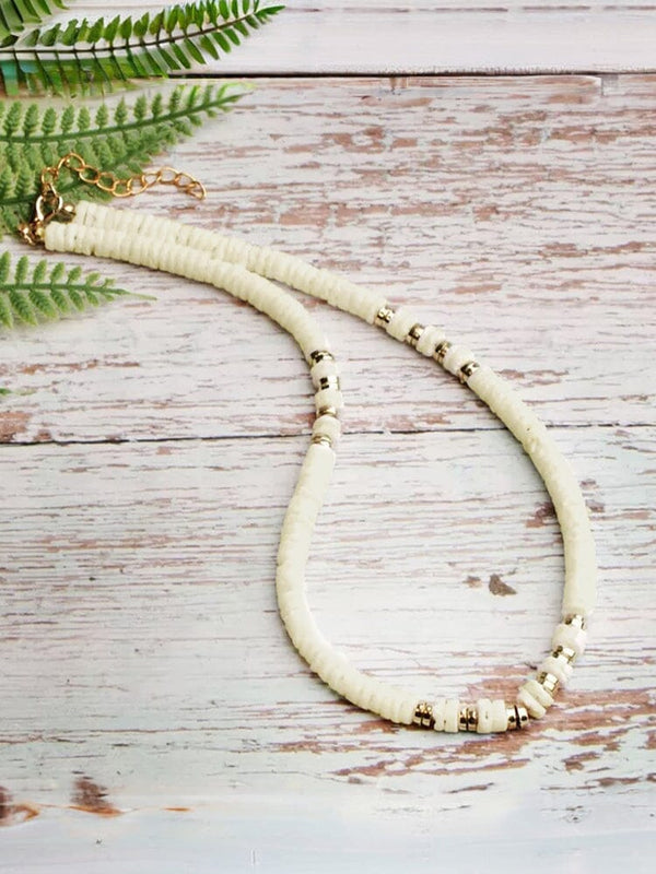 Bohemian Seashell Beaded Necklace Necklace coofandy