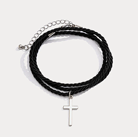 Ethnic Style Multi Layer Woven Cross Bracelets