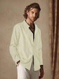 Linen Style Long Sleeve Shirt Shirts coofandy Apricot M
