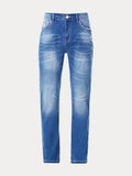 Classic Double stitches Slim Fit Jeans Pants coofandystore