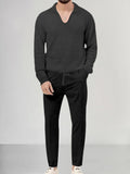 Stylish Soft 2-Piece Set Sets coofandy Black S