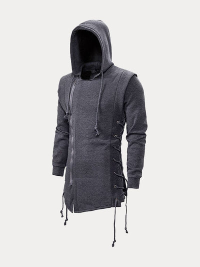 Gothic Style Zipper Hooded Outerwear Jackets coofandystore 