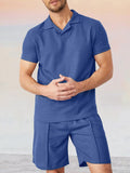 Waffle 2-Piece Athleisure Outfits Sets coofandystore