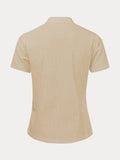 Stylish Slant Placket Tied Shirt Shirts coofandy