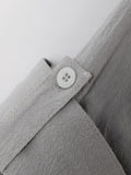 Leisure Half Placket Cotton Linen Shirt Shirts coofandy