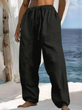 Comfort Relaxation Resort Pants Pants coofandy Black S