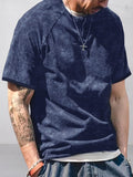 Vintage Tie Dye Printed T-shirt T-shirt coofandy