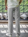 Leisure Cotton Linen Drawstring Pants Pants coofandy
