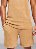 Soft Knit Tank Top Shorts Set Sets coofandy