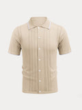 Casual Business Knit Polo Sets Sets coofandy