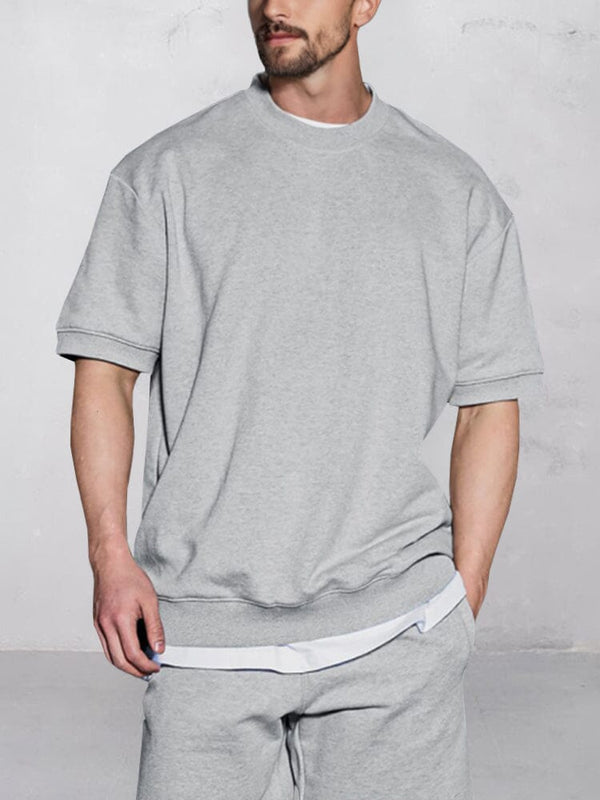 Essential Laid-Back T-shirt T-Shirt coofandy Light Grey M