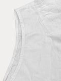 Essential 100% Cotton Hooded Tank Top Tank Tops coofandy