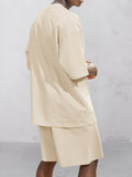 Essentials Cotton Two-Piece Set Sets coofandy