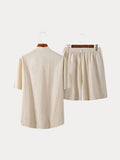 Versatile 100% Cotton Two-Piece Outfits Sets coofandy