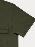 Casial Versatile U-Neck Tee T-Shirt coofandy