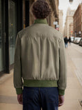 Casual Contrast Collar Jacket Jackets coofandy