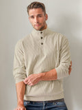Casual Corduroy Comfort Sweatshirt Sweatshirts coofandy Beige S