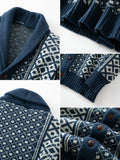 Vintage Shawl Collar Knit Cardigan Cardigans coofandy
