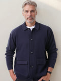Timeless Polo Collar Cardigan Cardigans coofandy Navy Blue M
