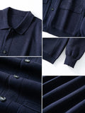 Timeless Polo Collar Cardigan Cardigans coofandy