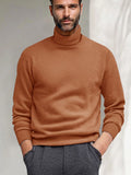 Versatile Warm Sweater Undershirt Sweater coofandy Brown S