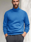 Versatile Warm Sweater Undershirt Sweater coofandy Blue S