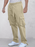Casual Cargo Style Jogger Pants Pants coofandy Khaki S