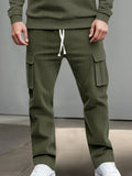 Casual Utility Corduroy Tracksuit Set Sets coofandy