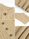 Effortless Cable Knit Cardigan Sweater coofandy