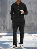 Cozy Corduroy 2-Piece Matching Sets Sets coofandy Black S
