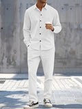 Cozy Corduroy 2-Piece Matching Sets Sets coofandy White S