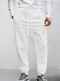 Urban Utility Jacquard Pants Pants coofandy White S