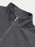Comfy Soft Grid Texture Top Tops coofandy